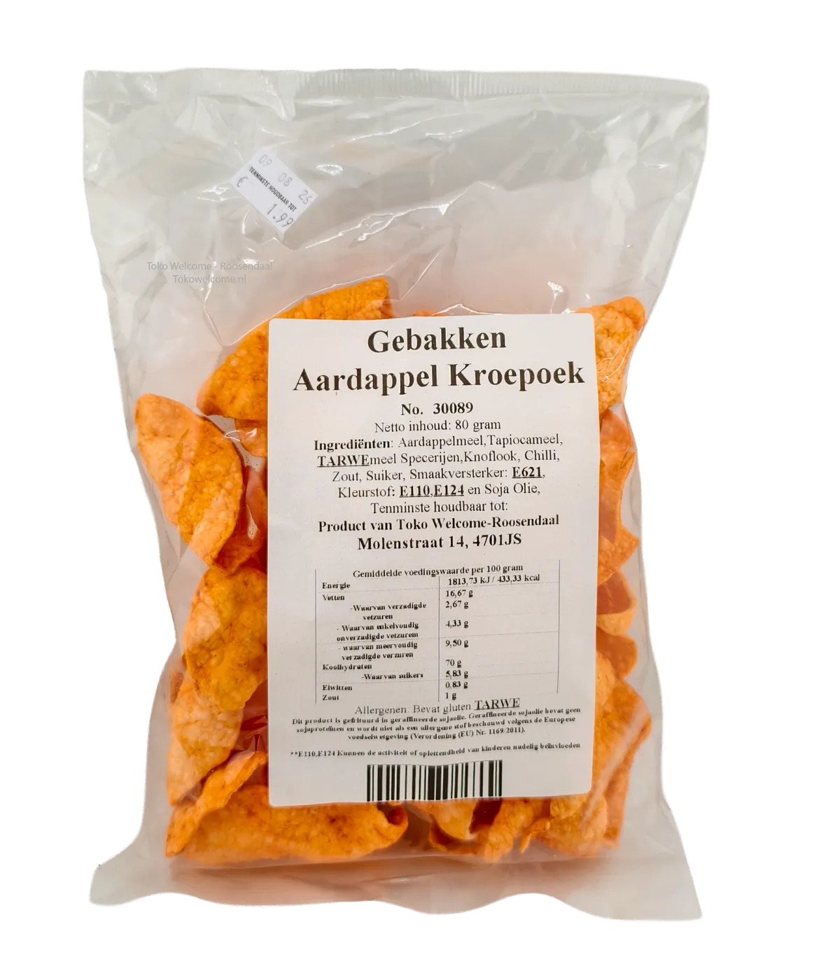 Gebakken Kroepoek Zoete Aardappel